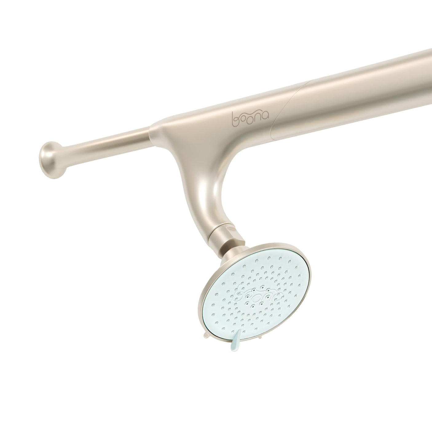BOONA - The Original Tandem Shower | As Seen On Shark Tank | Double Shower Head for Couples, High Pressure Dual Shower Heads (One Showerhead, Midnight Black)