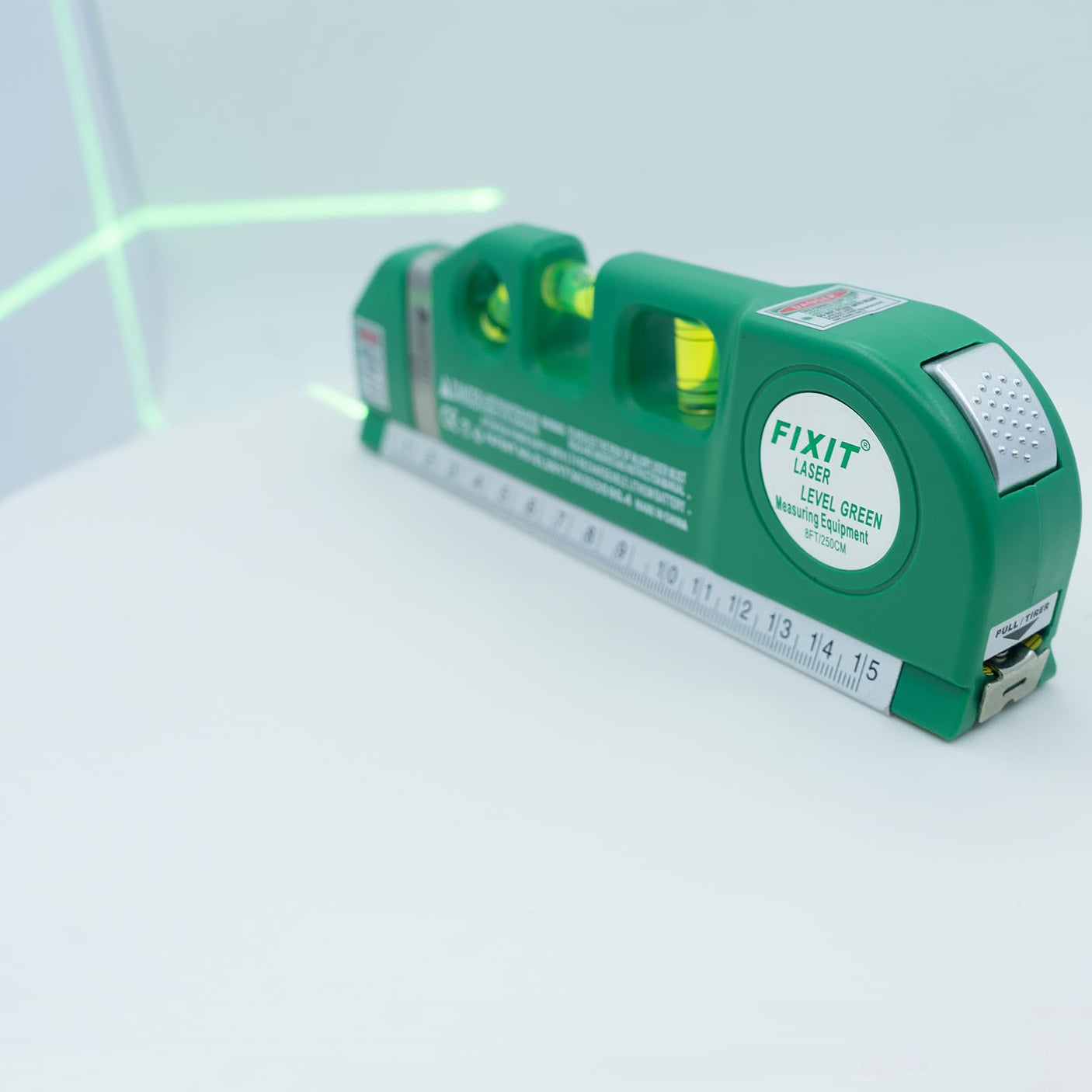 Laser Level Line Tool, Multipurpose Laser Level Kit Standard Cross Line Laser leveler Beam Tool with Metric Rulers 8ft/2.5M for Picture Hanging cabinets Tile Walls by AikTryee.