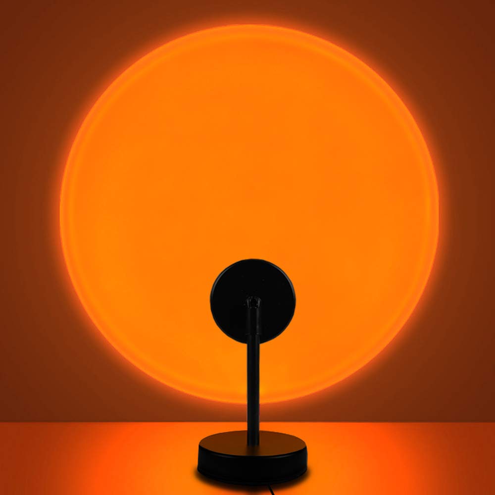 YouOKLight Sunset Lamp, Sunset Projector Lamp 10W LED Sunset Light Night Light 180 Degree Rotation Romantic Rainbow Light USB Charging for Bedroom Party Home Decor, Rainbow…