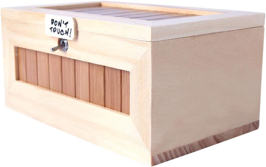 Don't Touch Useless Box with Attitude Leave Me Alone Surprises Machine-Gags & Practical Joke Decorative & Endless Fun- Cute Tiger