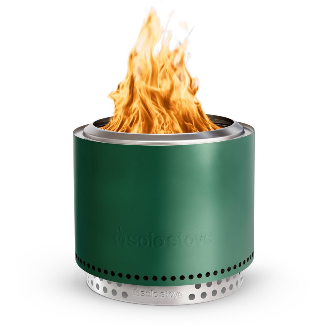 Solo Stove Bonfire with Stand | 19.5" Smokeless Fire Pit, Removable Ash Pan | Portable Stainless Steel Wood Burning Outdoor Fireplace, Ideal for 4–6 People, 21.75 lbs