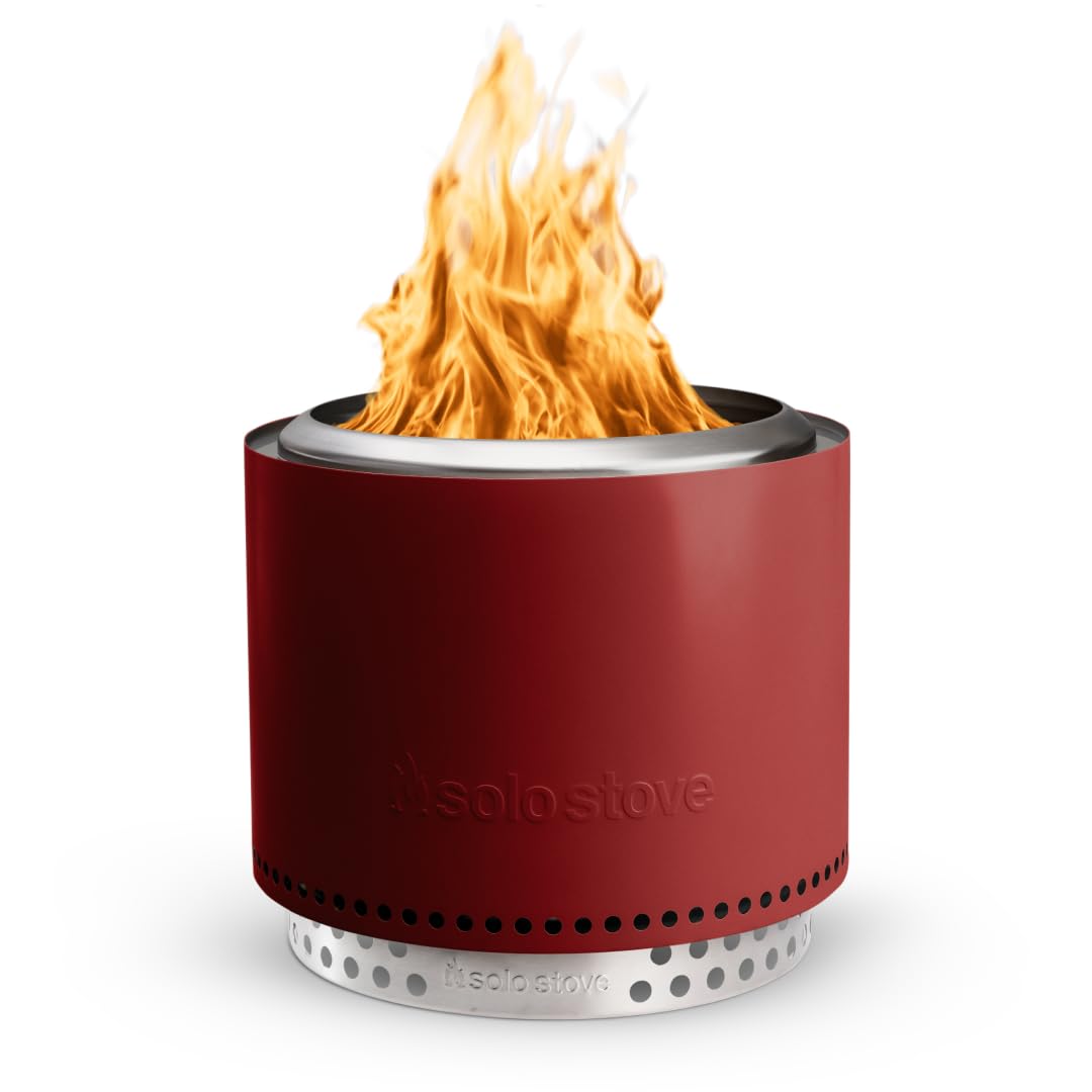 Solo Stove Bonfire with Stand | 19.5" Smokeless Fire Pit, Removable Ash Pan | Portable Stainless Steel Wood Burning Outdoor Fireplace, Ideal for 4–6 People, 21.75 lbs