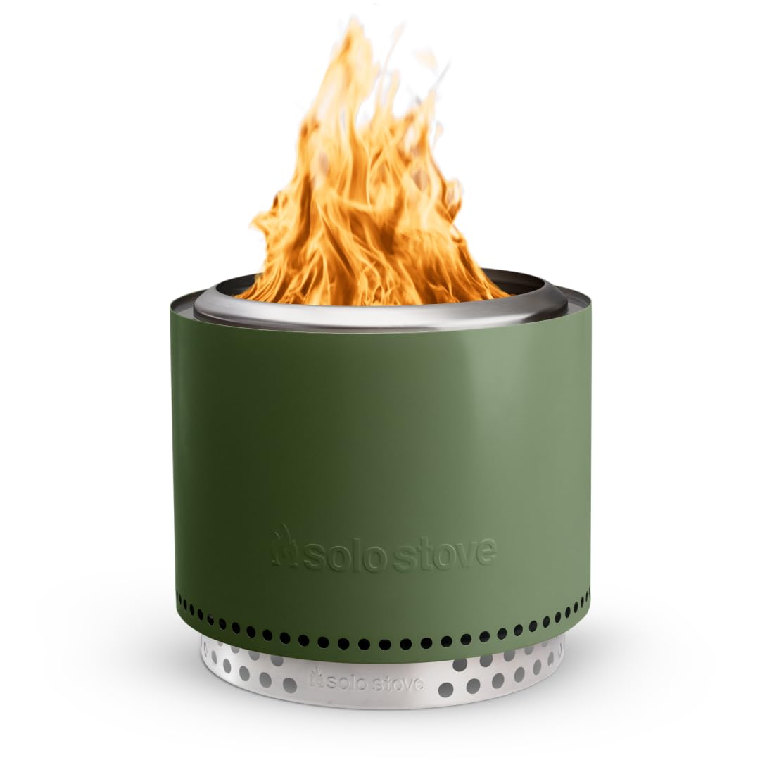 Solo Stove Bonfire with Stand | 19.5" Smokeless Fire Pit, Removable Ash Pan | Portable Stainless Steel Wood Burning Outdoor Fireplace, Ideal for 4–6 People, 21.75 lbs