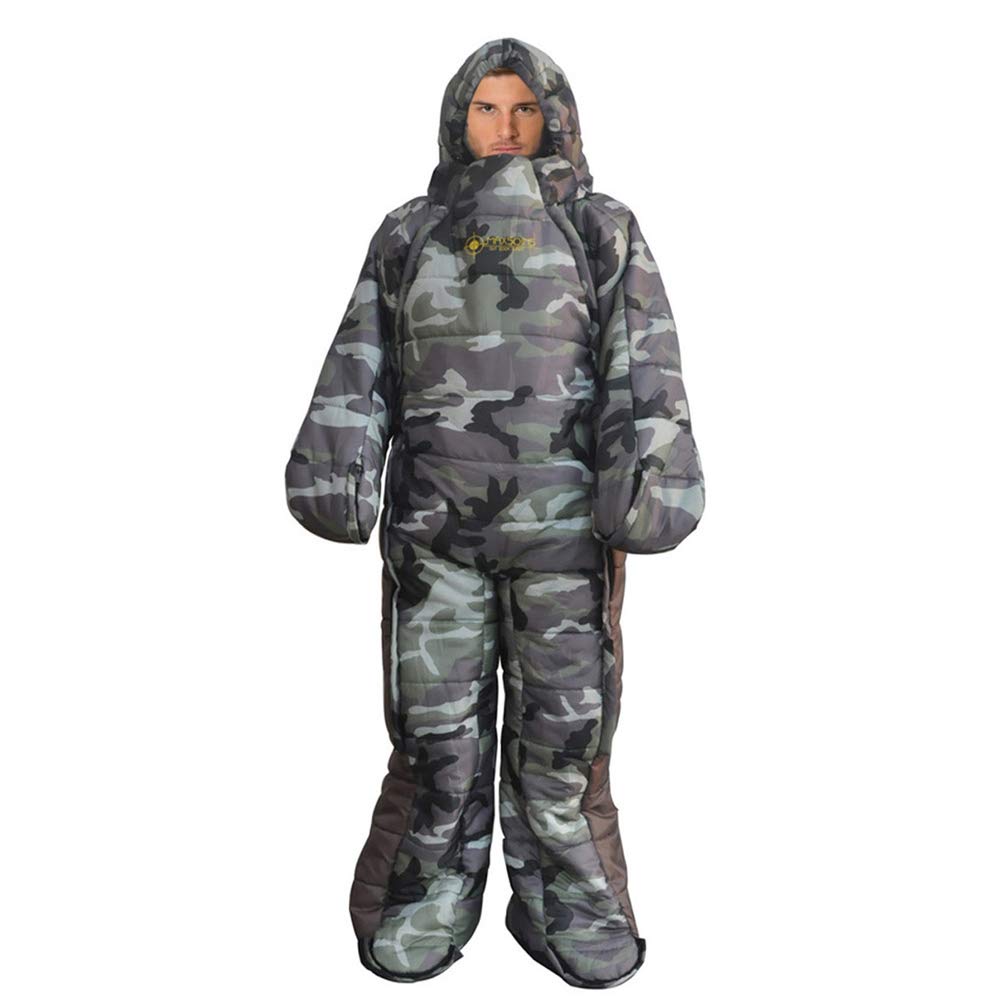 Gaorui Humanoid Outdoor Camping Winter Indoor Portable Ultralight Warm Adult Windproof Sleeping Bag