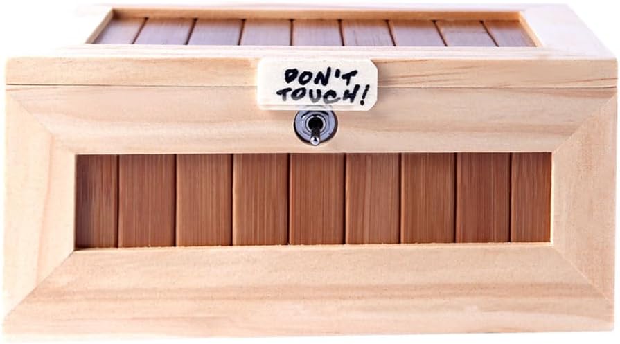 Don't Touch Useless Box with Attitude Leave Me Alone Surprises Machine-Gags & Practical Joke Decorative & Endless Fun- Cute Tiger