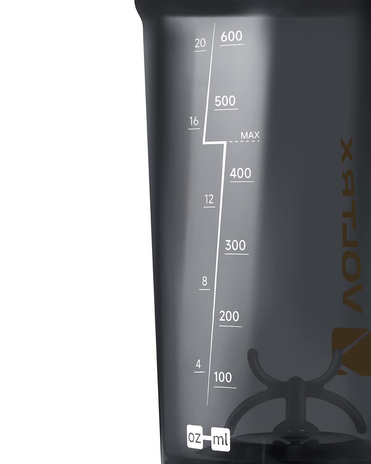 VOLTRX Electric Protein Shaker Bottle - USB Rechargeable Mixer Cup for Shakes and Meal Replacements, BPA-Free Tritan, 24oz