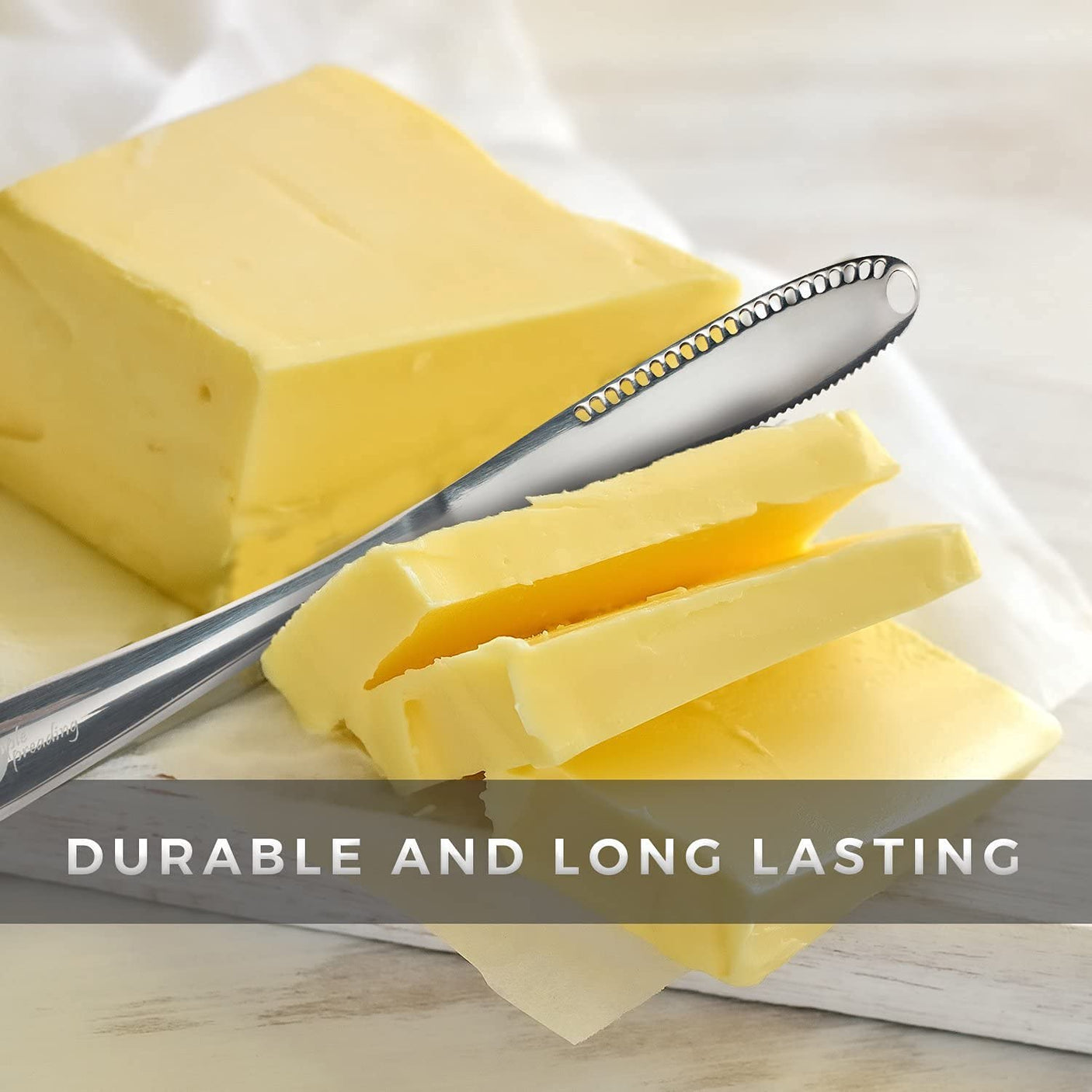Stainless Steel Butter Spreader, Butter Knife - 3 in 1 Kitchen Gadgets (1)