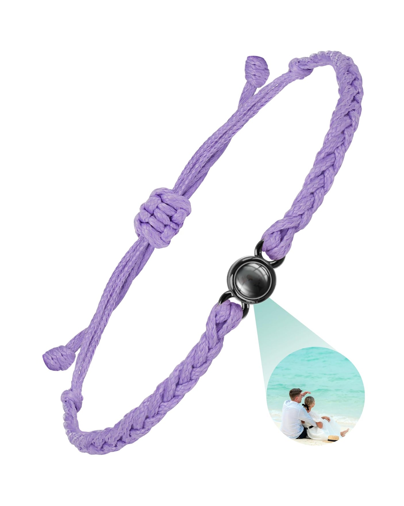 SUPHELPU Custom Bracelets with Picture Inside, Picture Bracelet Personalized Photo, Women's Identification Bracelets, Memorial Gifts for Loved One