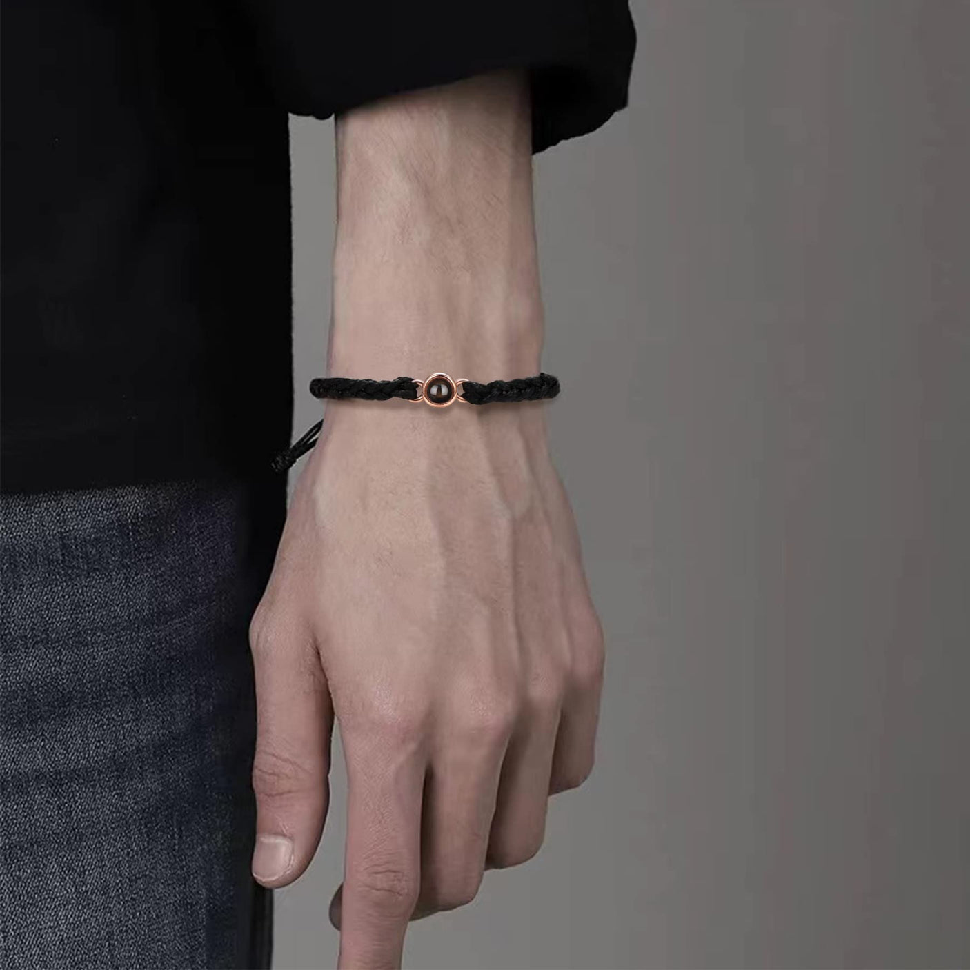 SUPHELPU Custom Bracelets with Picture Inside, Picture Bracelet Personalized Photo, Women's Identification Bracelets, Memorial Gifts for Loved One