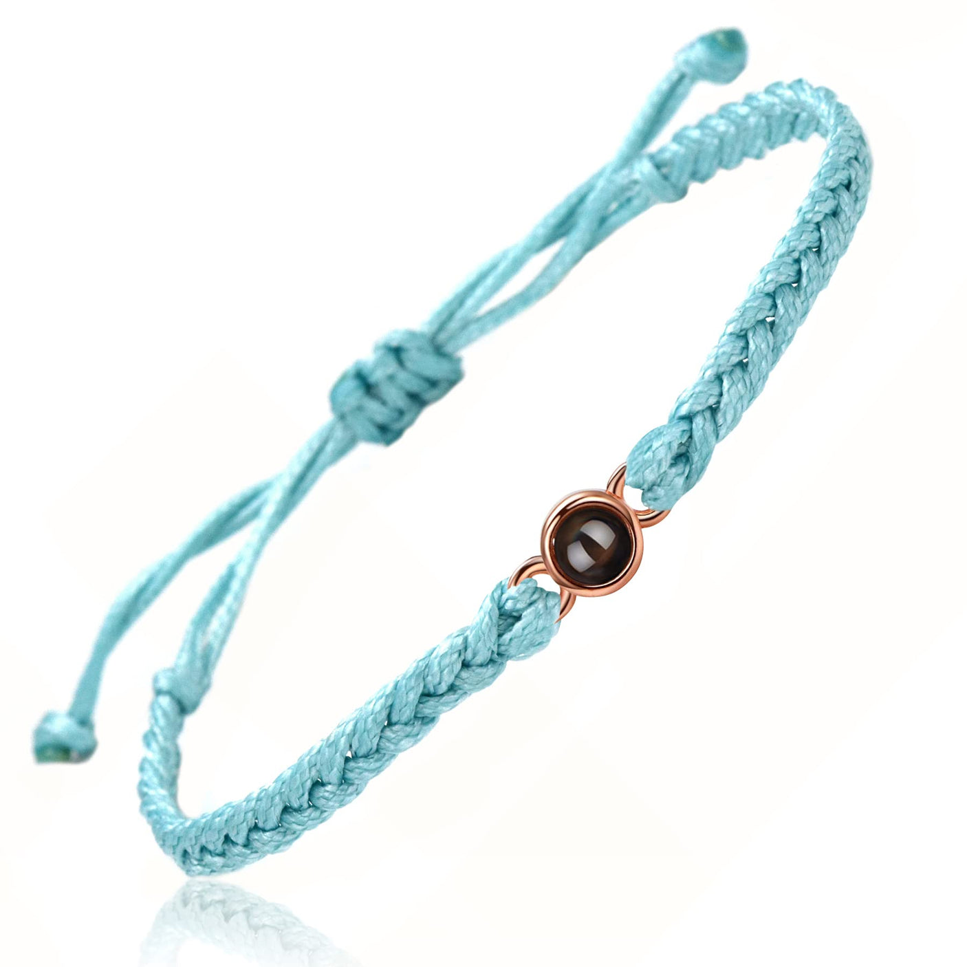 SUPHELPU Custom Bracelets with Picture Inside, Picture Bracelet Personalized Photo, Women's Identification Bracelets, Memorial Gifts for Loved One