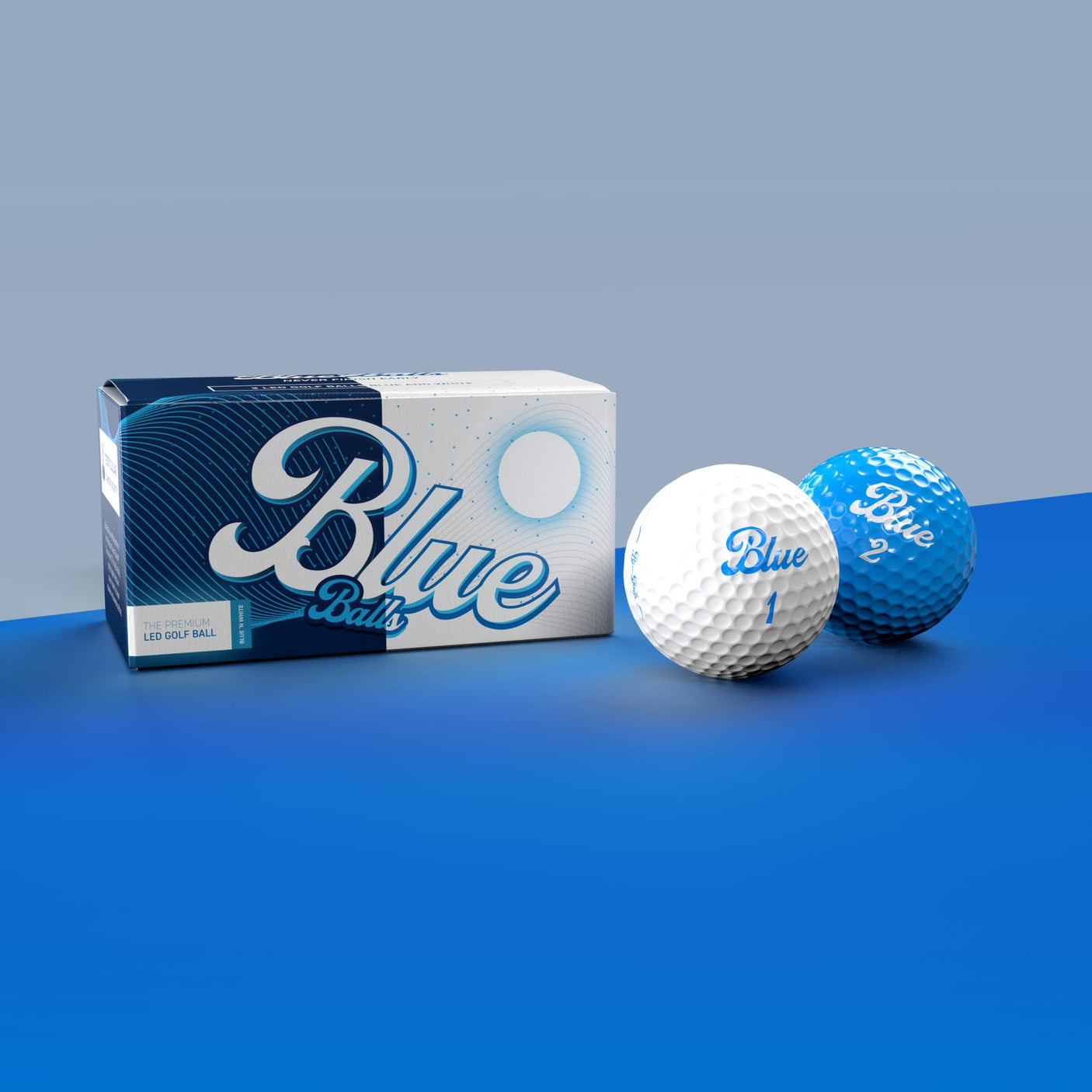 Blue Balls Premium LED Light Up Golf Balls | Glow in The Dark | Night Golf | Funny Gift | Bachelor Party