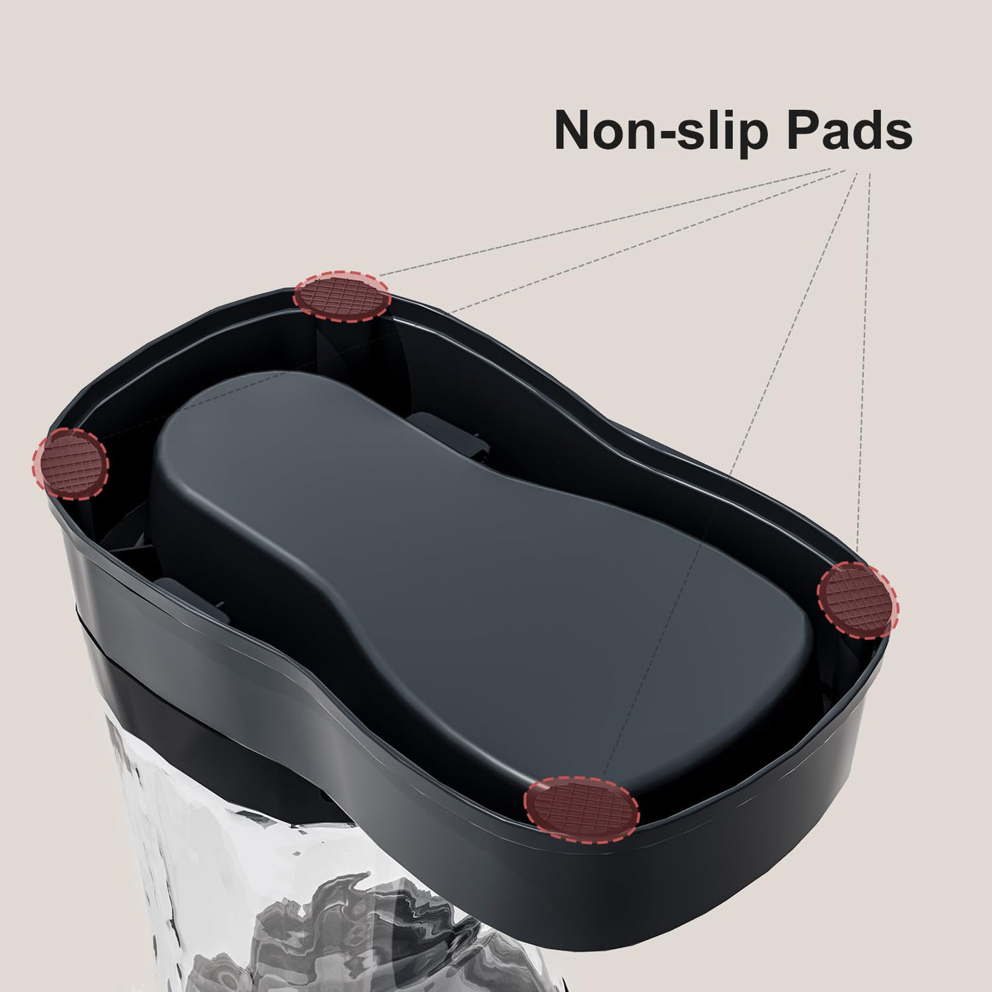 Gardner Pet Automatic Dog Water Dispenser Gravity Stainless Steel Water Waterer Feeder, 100% BPA-Free Large Capacity Water Feeding Bowls for Medium & Large-Sized Dogs Cats Other Pets -(1 Gallon)