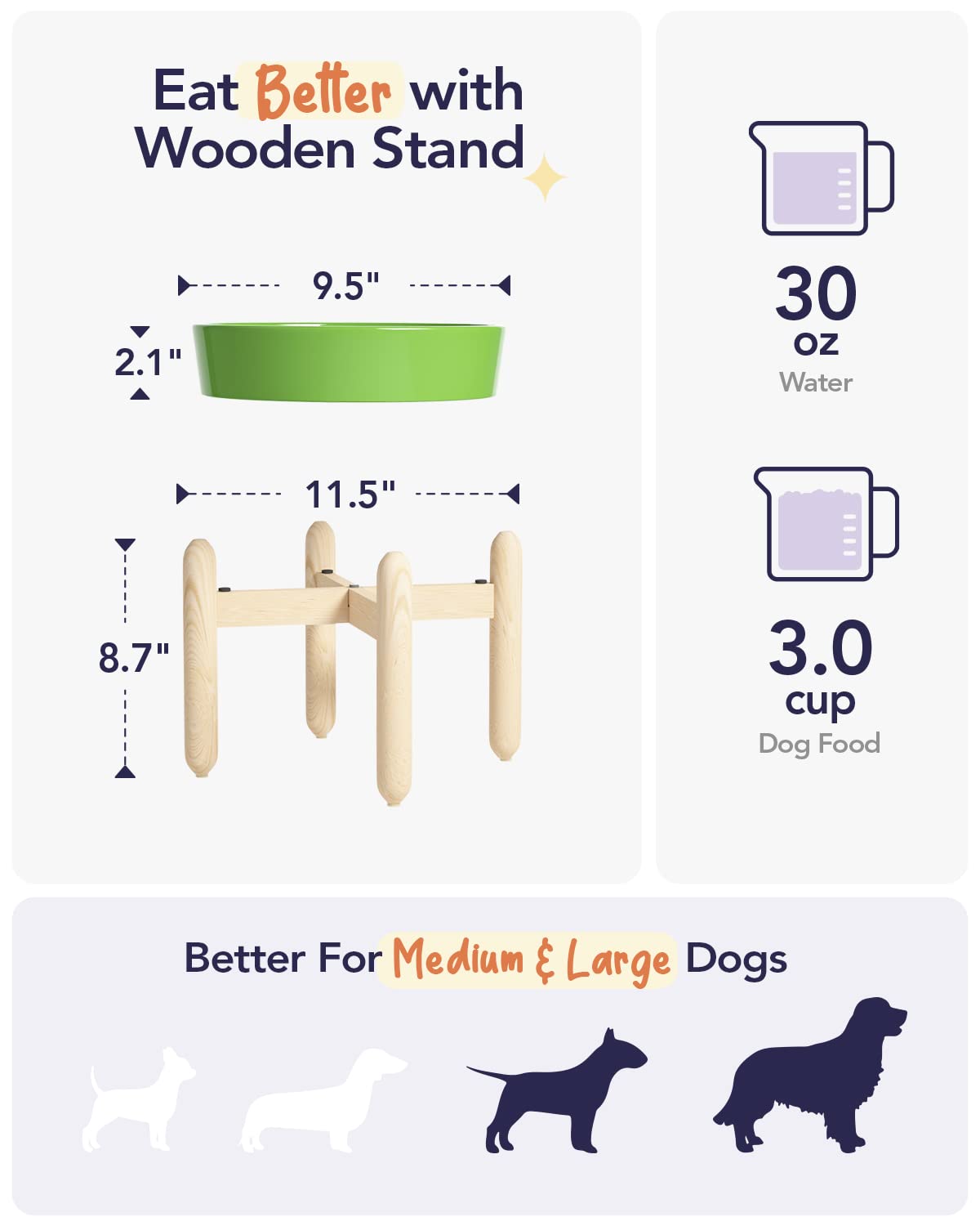 LE TAUCI Dog Bowls Slow Feeder Ceramic, 1.5 Cups Slow Feeding Dog Bowl Small Medium Breed, Puppy Slow Feeder Bowl for Fast Eater, Dog Dishes to Slow Down Eating, Puzzle Dog Food Bowl, Maze Purple