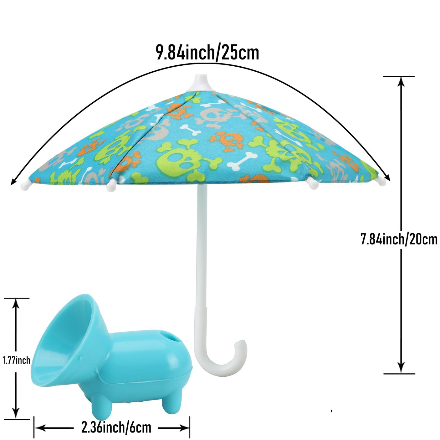 Phone Umbrella Suction Cup Stand - Universal Adjustable Piggy Phone Stand Sun Visor, Sun Shade Cover, Sun Shield with Suction Cup Mount Phone Holder Anti-Refection Block Glare