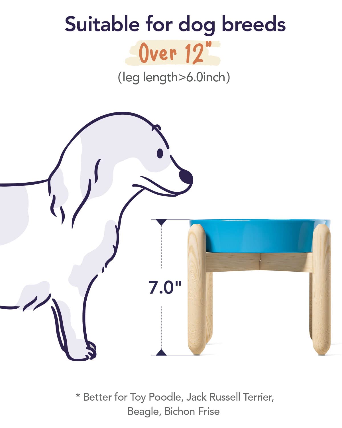 LE TAUCI Dog Bowls Slow Feeder Ceramic, 1.5 Cups Slow Feeding Dog Bowl Small Medium Breed, Puppy Slow Feeder Bowl for Fast Eater, Dog Dishes to Slow Down Eating, Puzzle Dog Food Bowl, Maze Purple