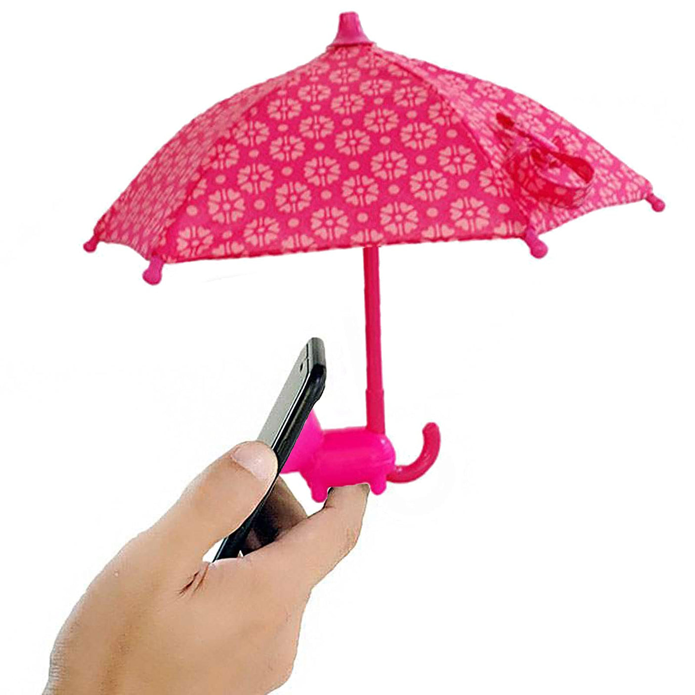 Phone Umbrella Suction Cup Stand - Universal Adjustable Piggy Phone Stand Sun Visor, Sun Shade Cover, Sun Shield with Suction Cup Mount Phone Holder Anti-Refection Block Glare