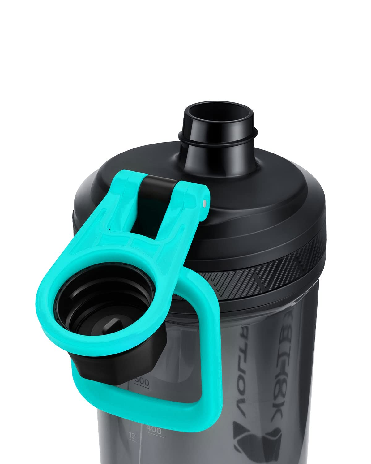 VOLTRX Electric Protein Shaker Bottle - USB Rechargeable Mixer Cup for Shakes and Meal Replacements, BPA-Free Tritan, 24oz