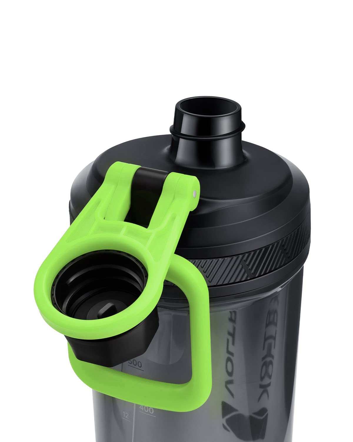 VOLTRX Electric Protein Shaker Bottle - USB Rechargeable Mixer Cup for Shakes and Meal Replacements, BPA-Free Tritan, 24oz