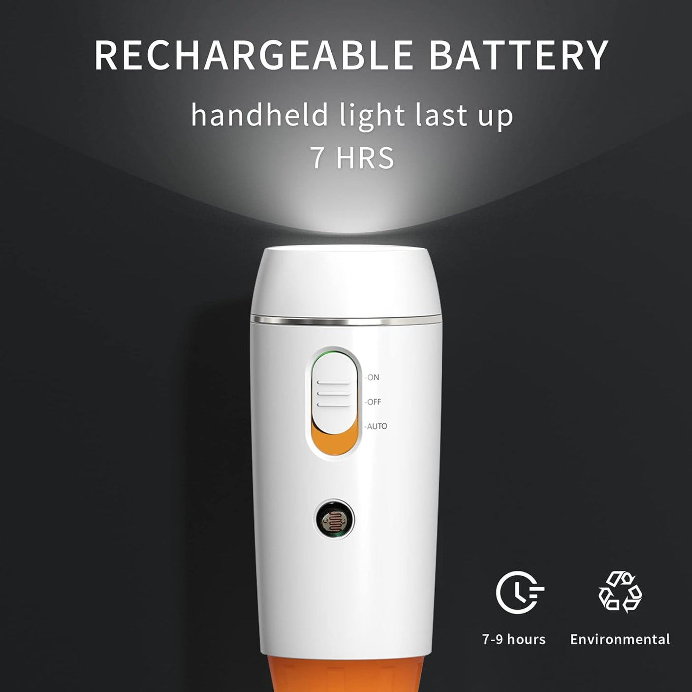 Emergency FlashLight - 3-in-1 LED Power Failure Light, Rechargeable Flashlight, Plug-in Night Light, Multi-Function Flashlights - 2 Pack