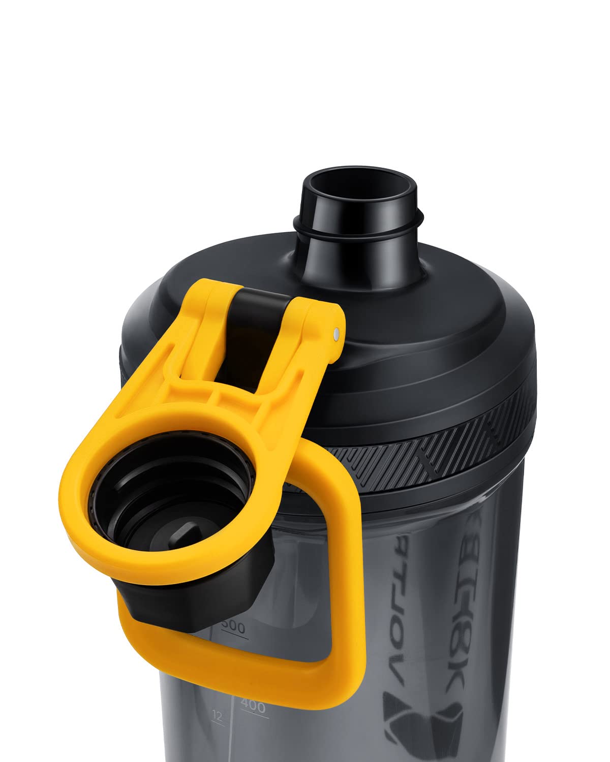 VOLTRX Electric Protein Shaker Bottle - USB Rechargeable Mixer Cup for Shakes and Meal Replacements, BPA-Free Tritan, 24oz