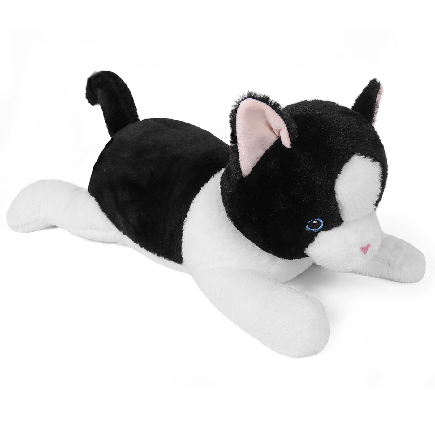5 lbs, 24 inches Panda Weighted Stuffed Animals, Cuddly Weighted Panda Plush Pillow Giant Plushie Ideal Gift for Adults & Kids