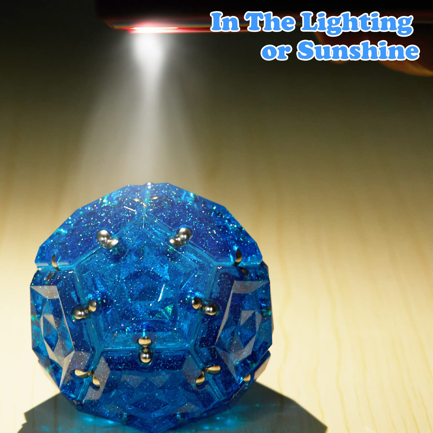 Magnetic Fidget Sphere Stress Relief Toys for Adults Kids, Anxiety Sensory Fidget Toys with Strong Neodymium Magnets, Desk ADHD Focus Tool Gift for Men Women (2.67'' Travel-Safe Toy Ball)