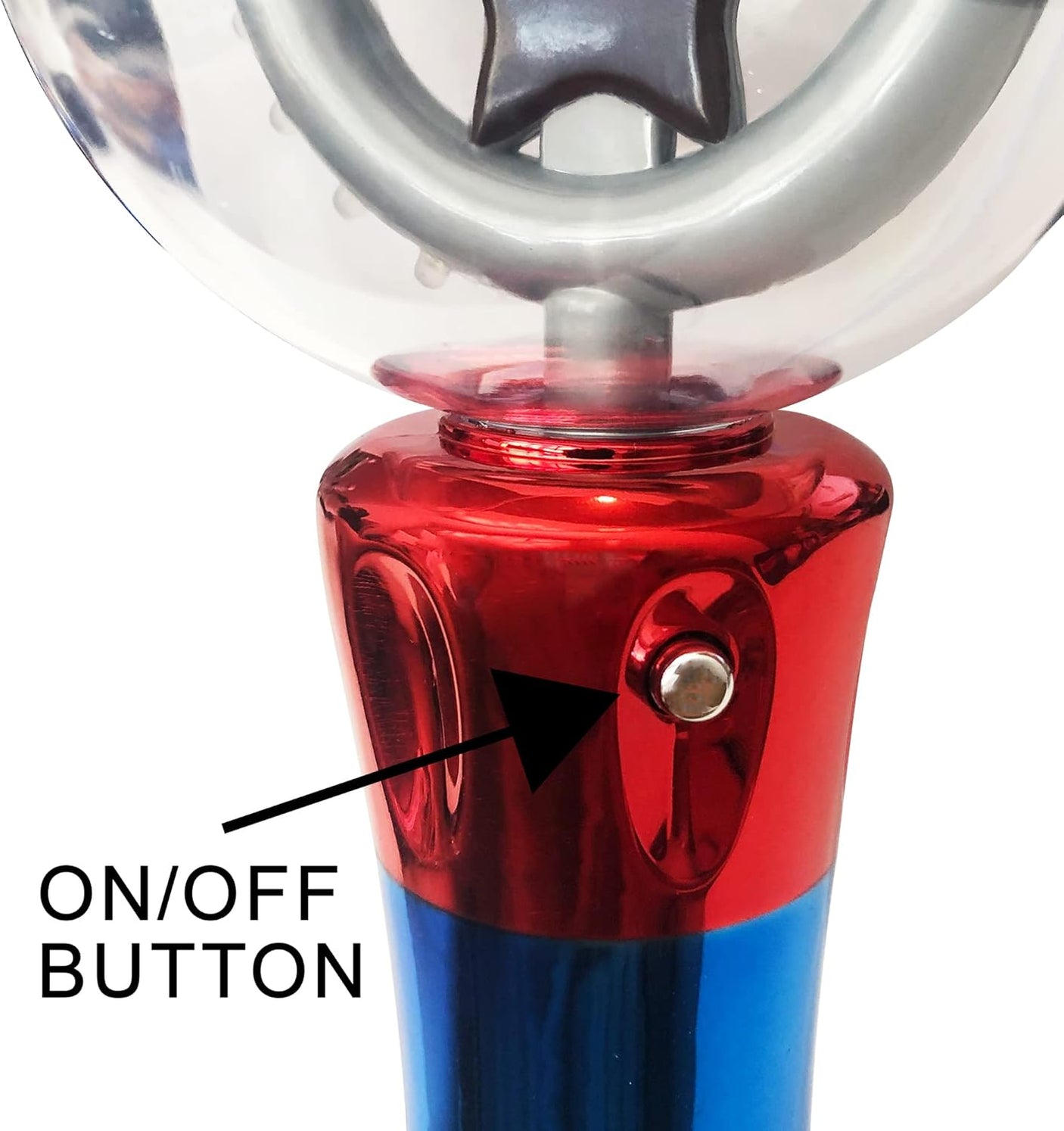 ArtCreativity Spinning Light Up Toy Wand – Magic Ball with LED Lights, Sensory Spinner for Kids, Party Favors & Classroom Prizes, Autism-Friendly Gift