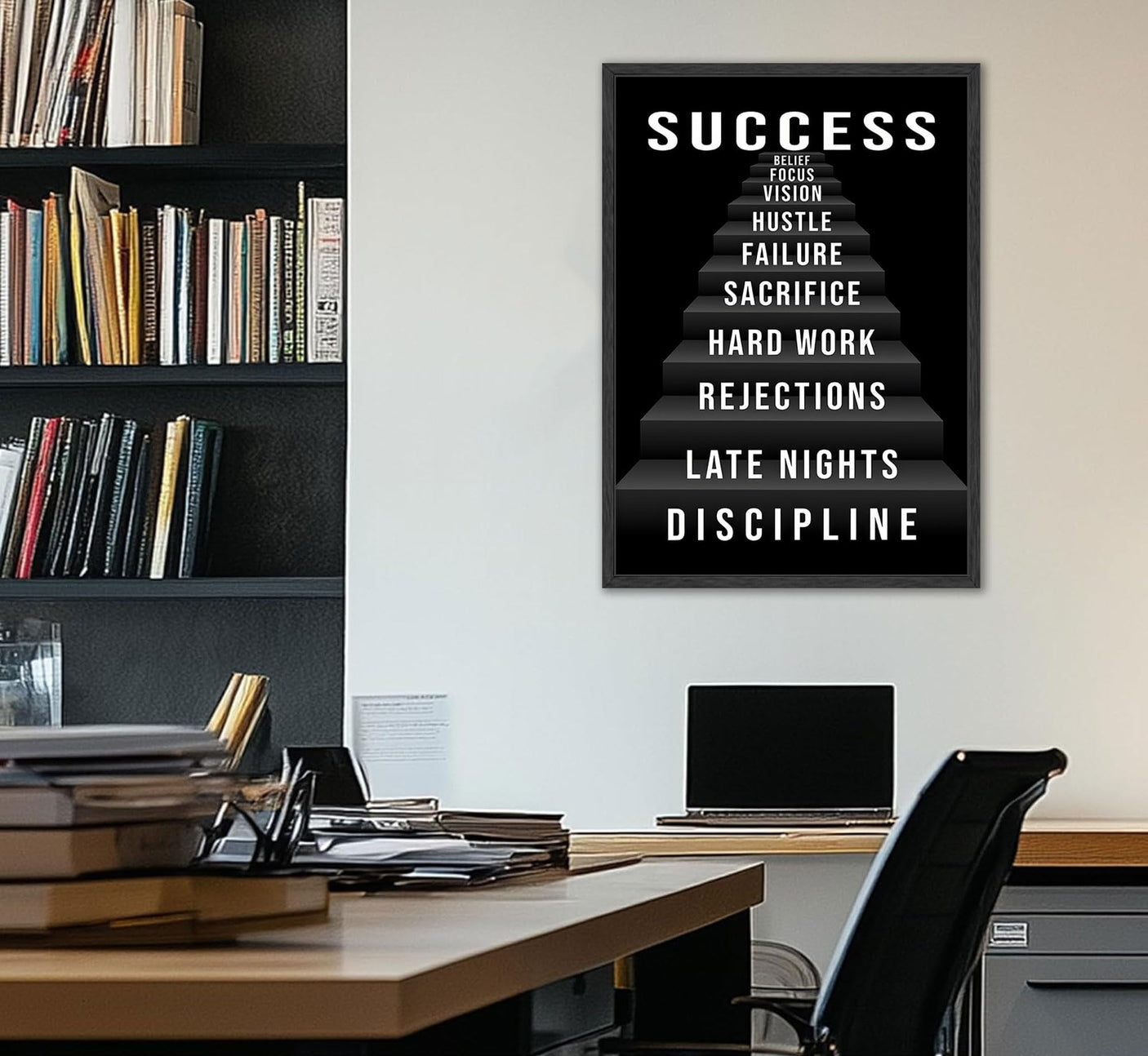 Making Money Trading Motivational Canvas Wall Art Investing Office 1 Million Wall Decor Pictures Finance Investor Stocks Forex Trade Poster Print for Living Room Bedroom Office Decoration