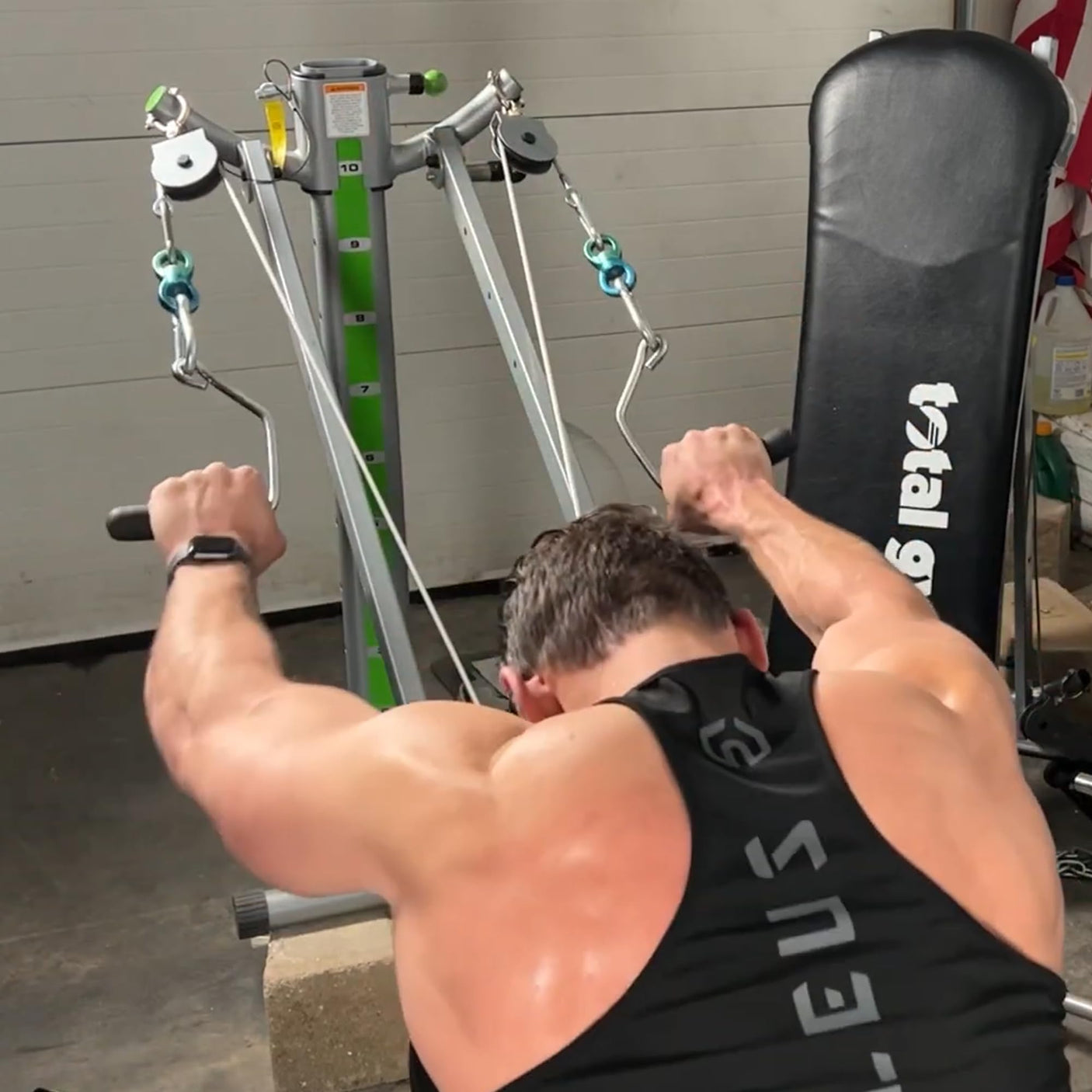Total Gym APEX Versatile Indoor Home Gym Workout Total Body Strength Training Fitness Equipment