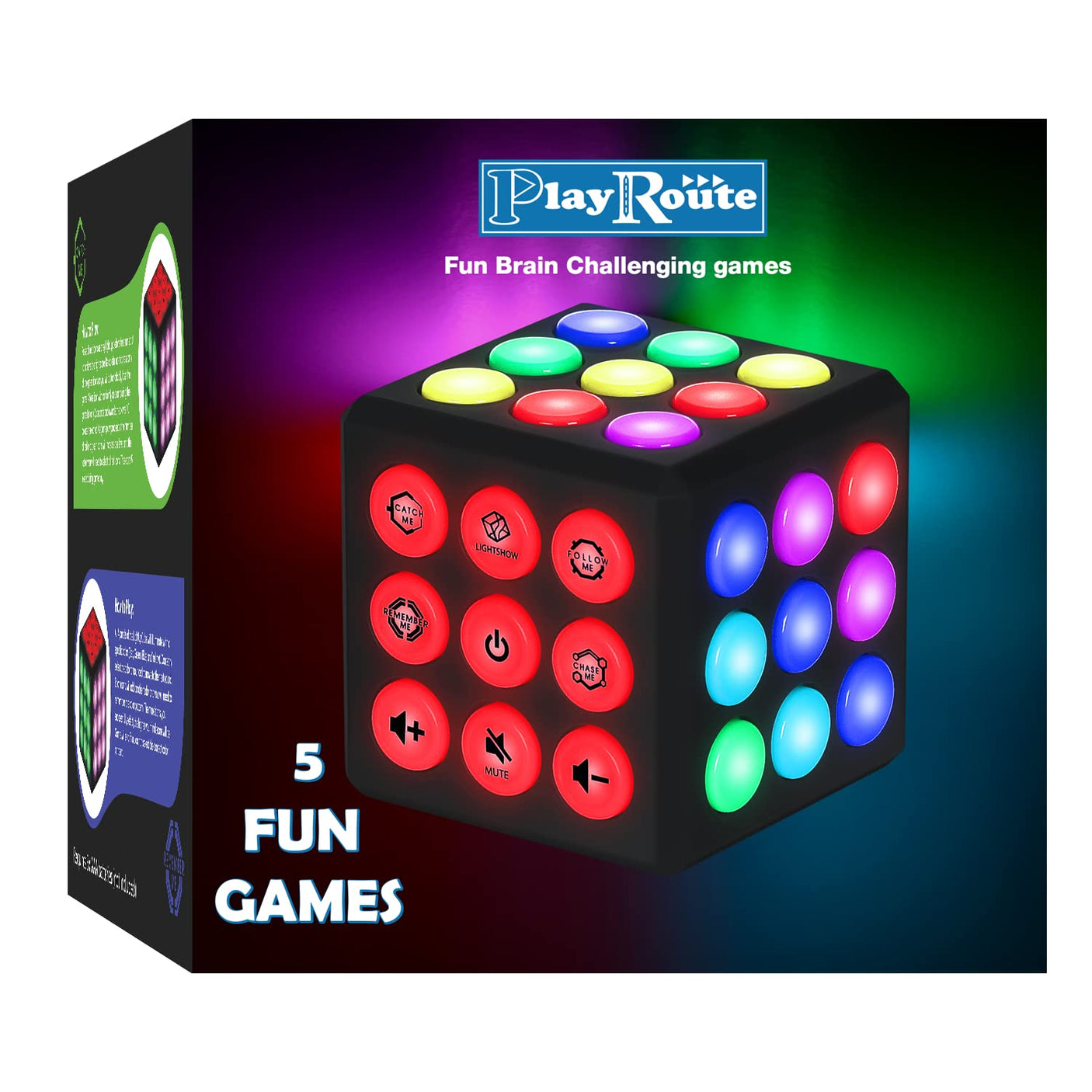 Electronic Brain & Memory Game Cube - Fun Toy Gift Ideas for Ages 6-12+ Year Old Boy & Girl - Cool Toys for Boys and Girls - Handheld Games Gifts for Kids and Teens