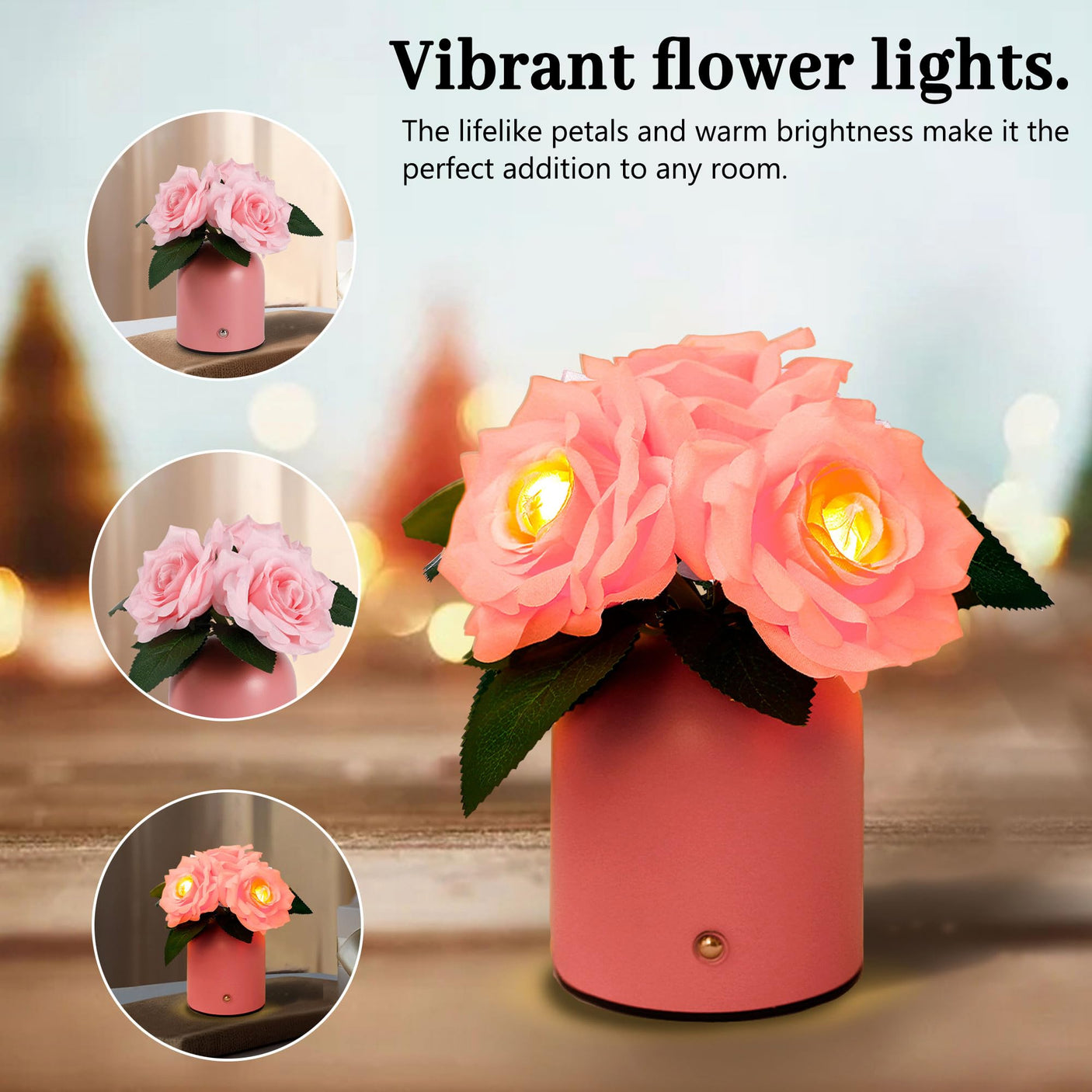 Sunflower LED Lamp for Women, Mother's Day Ideal for Bedroom Decor Sunflower Gifts for Mom Grandma Teacher Aunt Girlfriends Coworker Friend Wife Mothers Anniversary Birthday Christmas