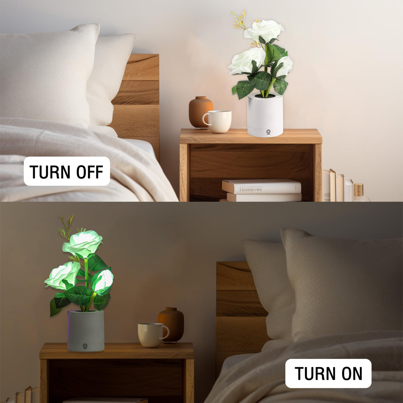 Sunflower LED Lamp for Women, Mother's Day Ideal for Bedroom Decor Sunflower Gifts for Mom Grandma Teacher Aunt Girlfriends Coworker Friend Wife Mothers Anniversary Birthday Christmas