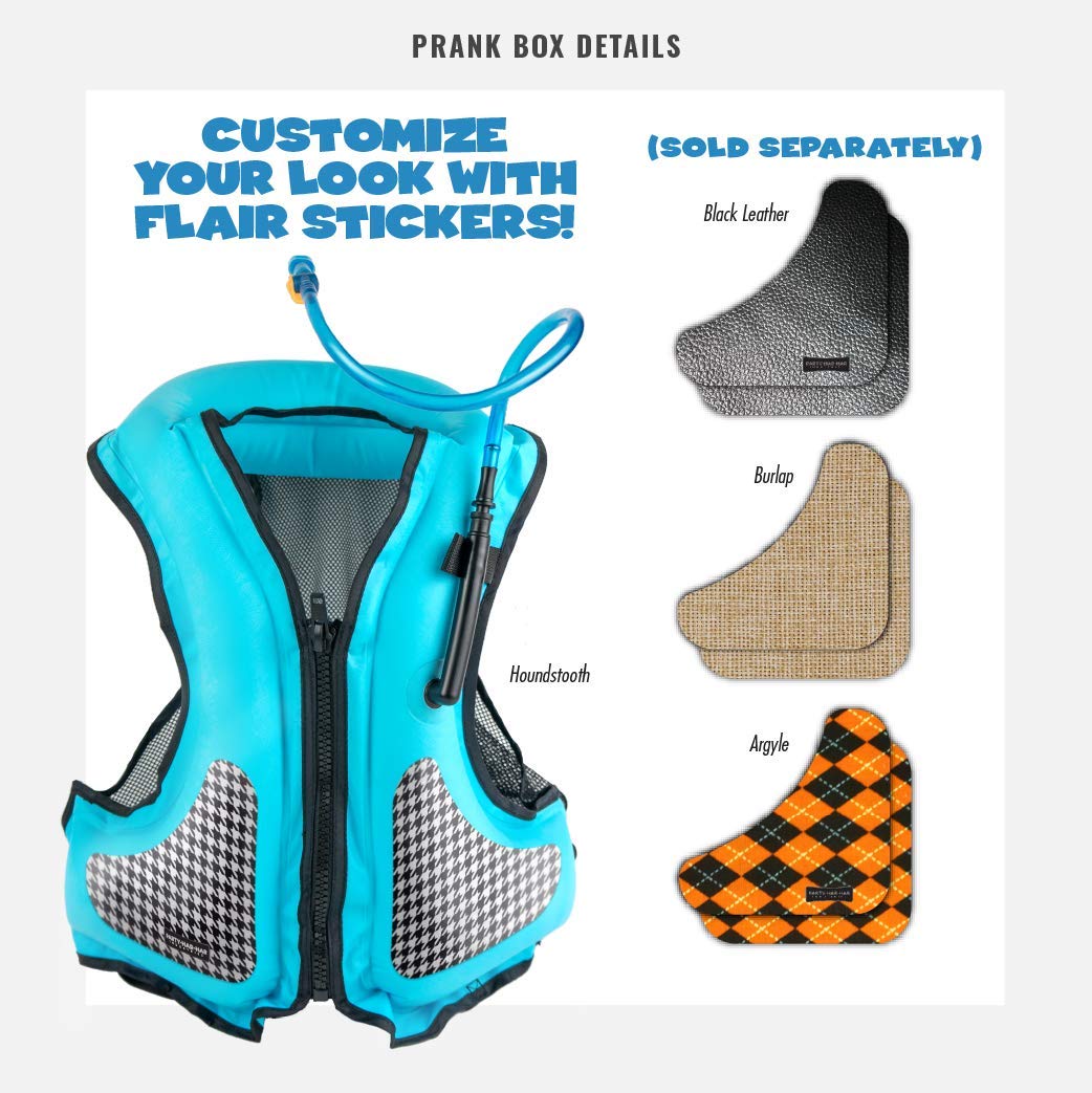 Prank-O My First Fire Prank Gift Box – Empty Box for Wrapping Real Presents – Hilarious Fake Packaging for Birthdays, Christmas, and Holidays – Fun Gag Gift Box for Men, Women, and Kids