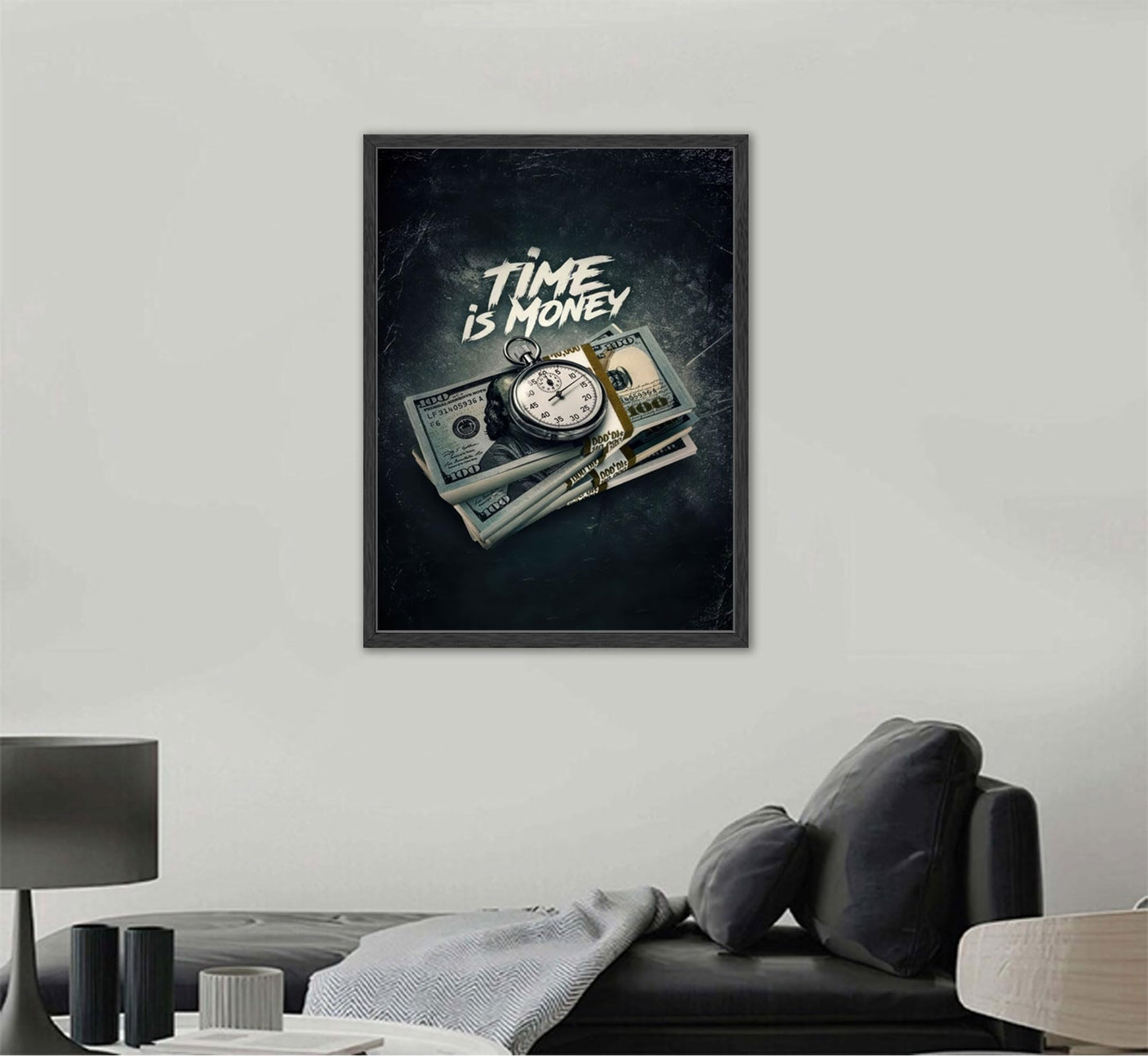 Making Money Trading Motivational Canvas Wall Art Investing Office 1 Million Wall Decor Pictures Finance Investor Stocks Forex Trade Poster Print for Living Room Bedroom Office Decoration