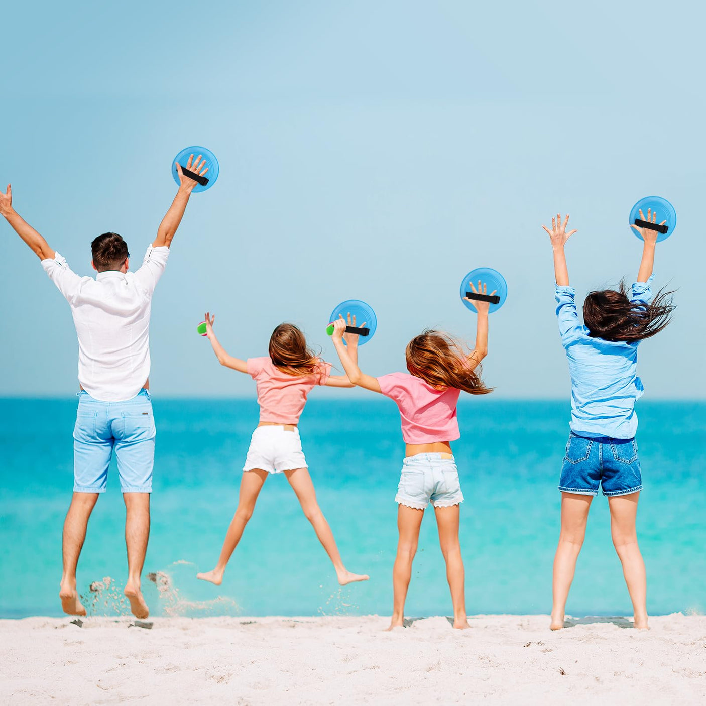 Ayeboovi Toss and Catch Ball Game Outdoor Toys for Kids Yard Games Beach Toys Outside Games for 3 4 5 6 7 8 9 10 Year Old Boys Girls (Upgraded)