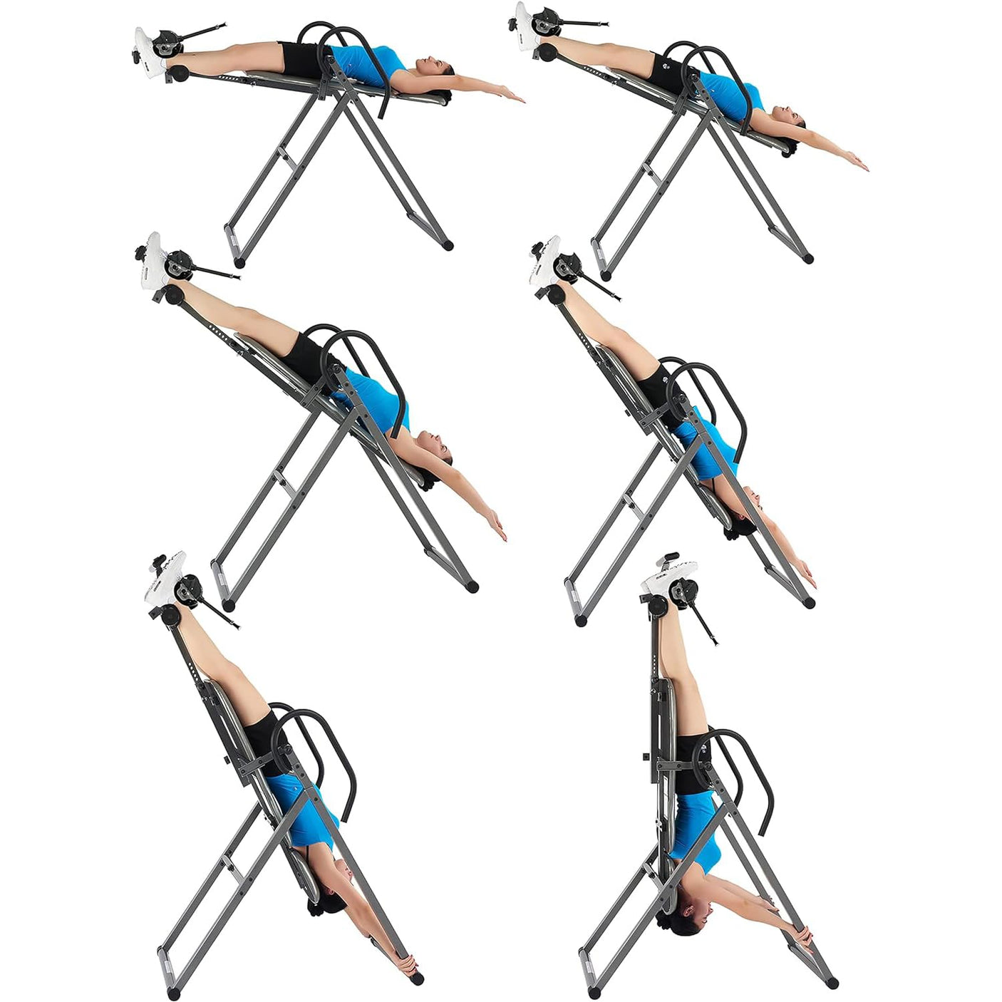 Innova Inversion Table with Adjustable Headrest, Reversible Ankle Holders, and 300 lb Weight Capacity