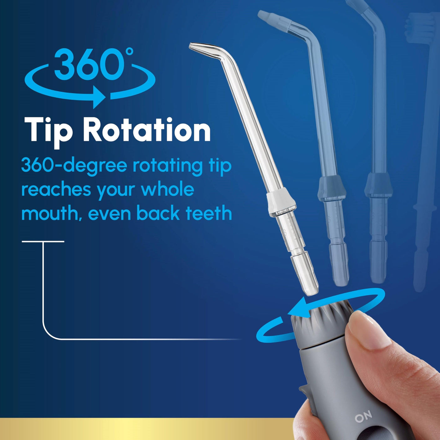 Waterpik Aquarius Water Flosser Professional For Teeth, Gums, Braces, Dental Care, Electric Power With 10 Settings, 7 Tips For Multiple Users And Needs, ADA Accepted, White WP-660, Packaging May Vary