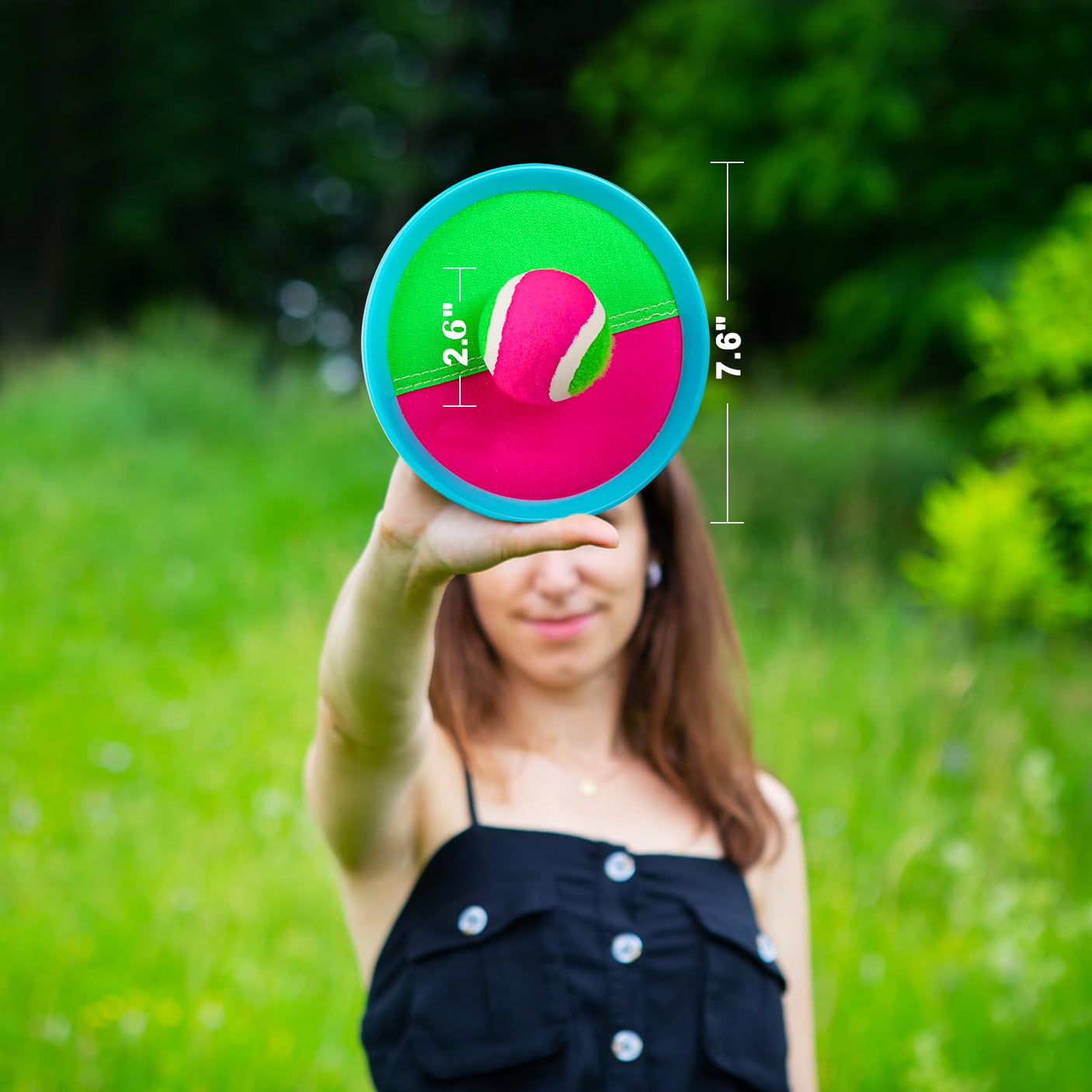 Ayeboovi Toss and Catch Ball Game Outdoor Toys for Kids Yard Games Beach Toys Outside Games for 3 4 5 6 7 8 9 10 Year Old Boys Girls (Upgraded)