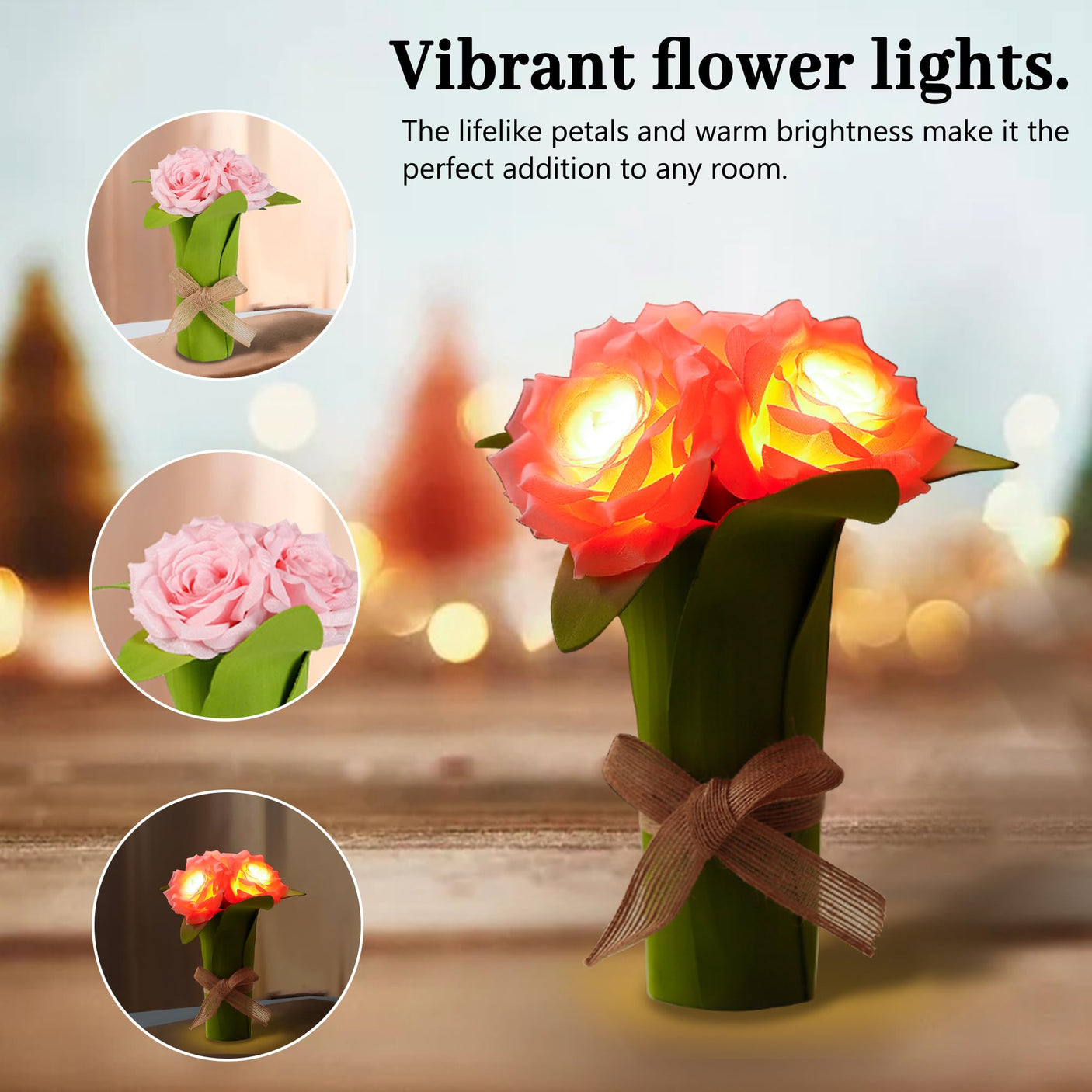 Sunflower LED Lamp for Women, Mother's Day Ideal for Bedroom Decor Sunflower Gifts for Mom Grandma Teacher Aunt Girlfriends Coworker Friend Wife Mothers Anniversary Birthday Christmas