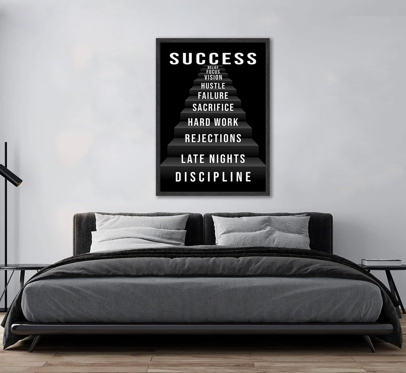 Making Money Trading Motivational Canvas Wall Art Investing Office 1 Million Wall Decor Pictures Finance Investor Stocks Forex Trade Poster Print for Living Room Bedroom Office Decoration