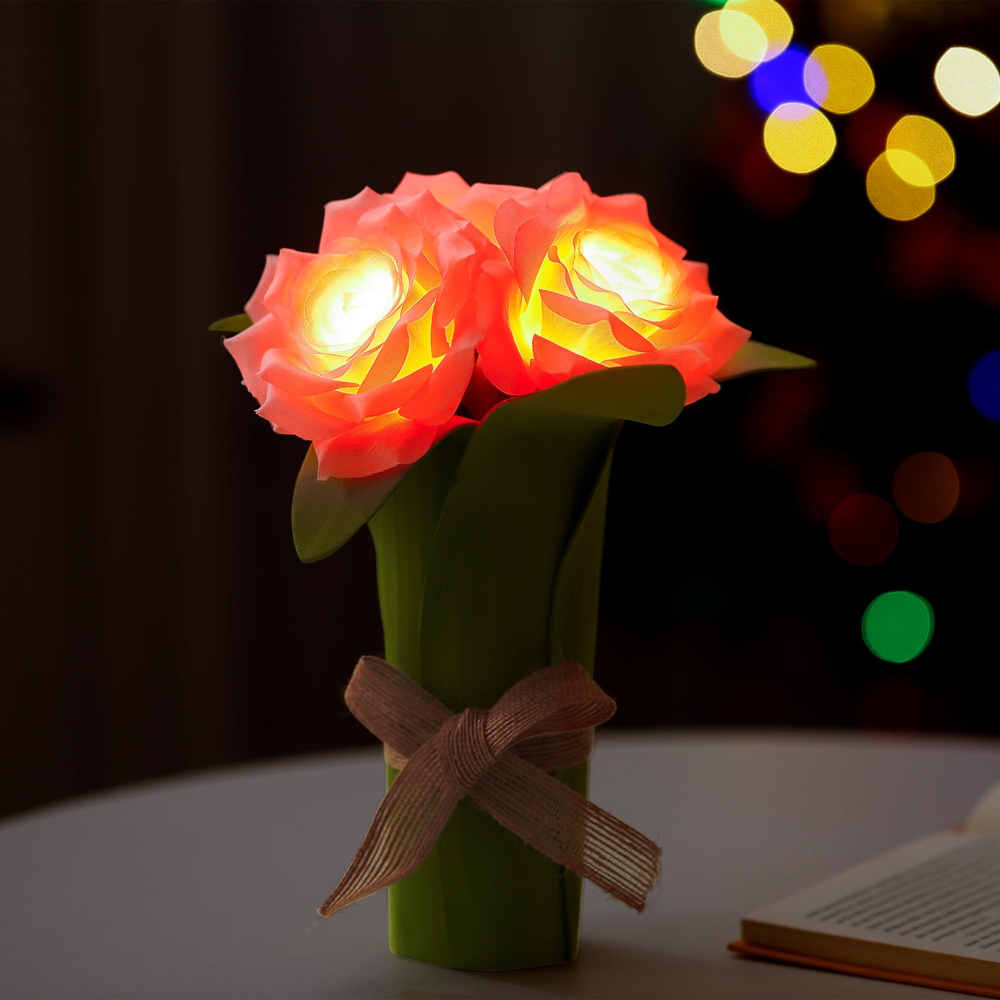 Sunflower LED Lamp for Women, Mother's Day Ideal for Bedroom Decor Sunflower Gifts for Mom Grandma Teacher Aunt Girlfriends Coworker Friend Wife Mothers Anniversary Birthday Christmas