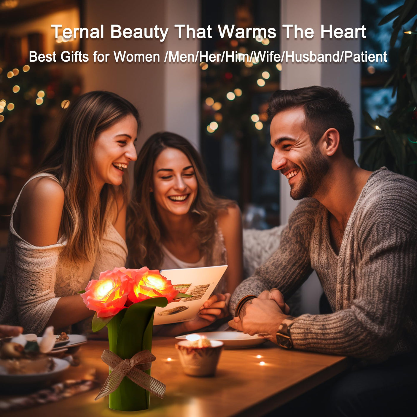 Sunflower LED Lamp for Women, Mother's Day Ideal for Bedroom Decor Sunflower Gifts for Mom Grandma Teacher Aunt Girlfriends Coworker Friend Wife Mothers Anniversary Birthday Christmas