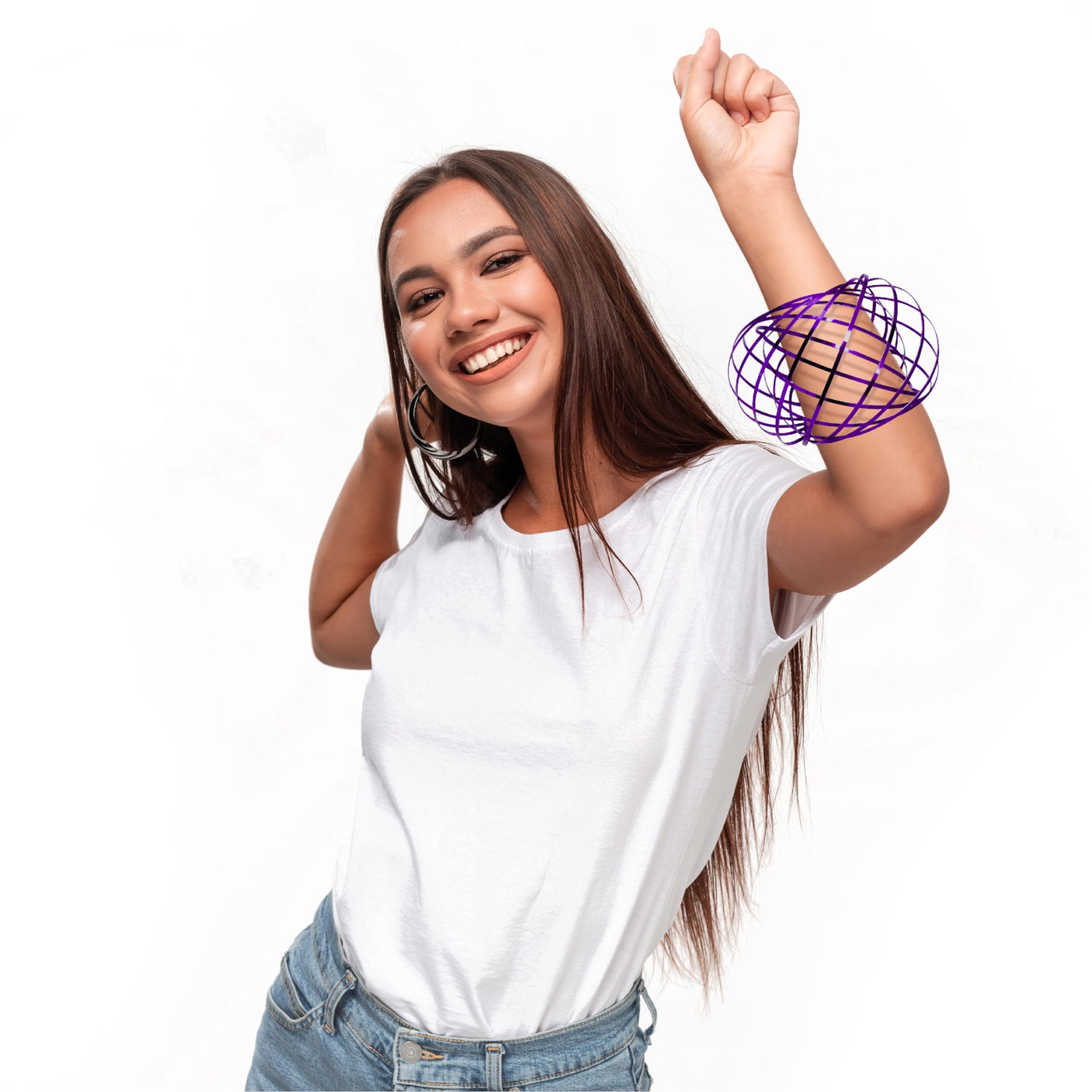 Digital Energy Kinetic Educational Spring Toy - Multi Sensory Interactive 3D Shaped Flow Ring ()