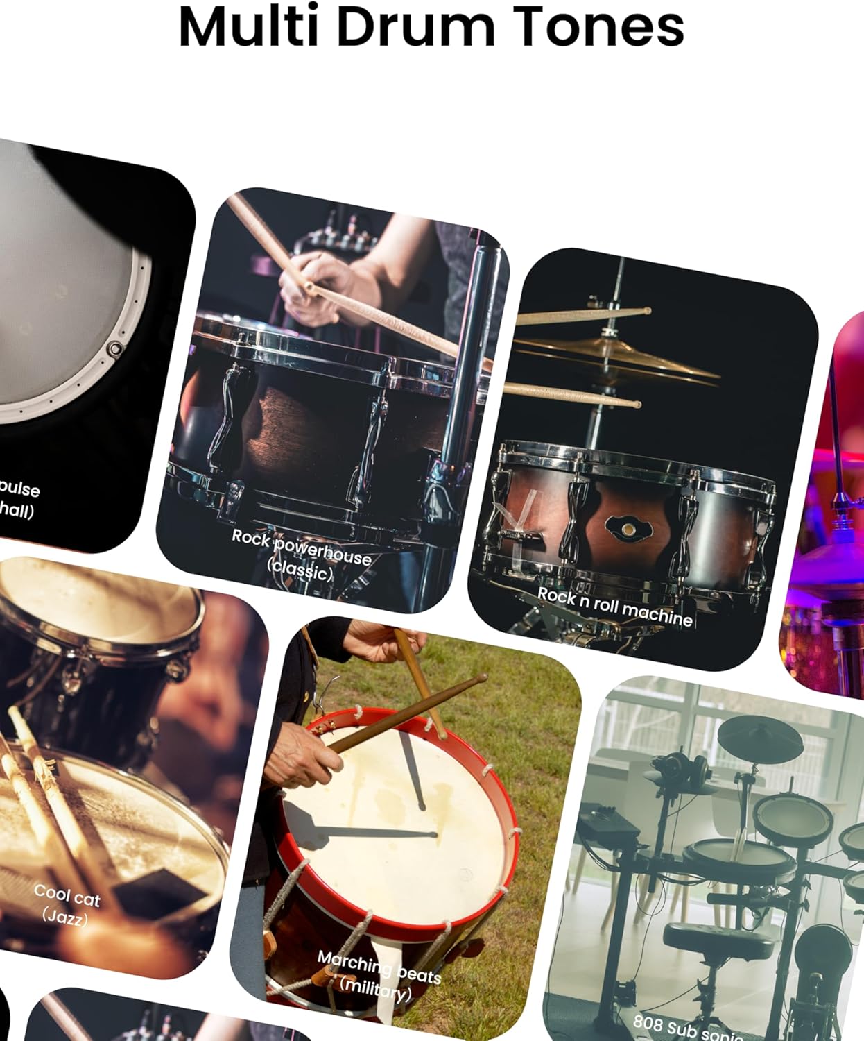 AeroBand Electronic Drum Set PocketDrum2 MAX(2025 Version), Air Drum Sticks & Pedals & Bluetooth Adapter, Play Drum Anywhere Anytime, 8 Tones and USB Midi Teens Adult Drummer Gift (Earphone Included)
