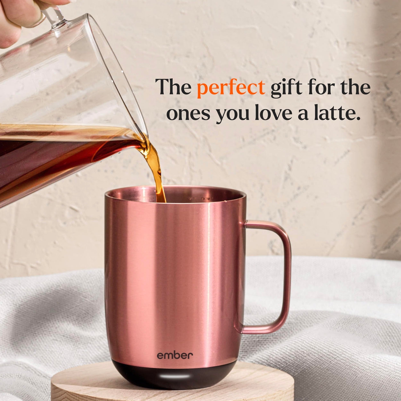 Ember Temperature Control Smart Mug 2, 14 Oz, App-Controlled Heated Coffee Mug with 80 Min Battery Life and Improved Design, White