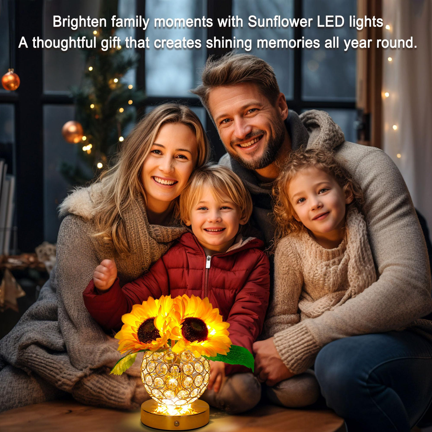 Sunflower LED Lamp for Women, Mother's Day Ideal for Bedroom Decor Sunflower Gifts for Mom Grandma Teacher Aunt Girlfriends Coworker Friend Wife Mothers Anniversary Birthday Christmas