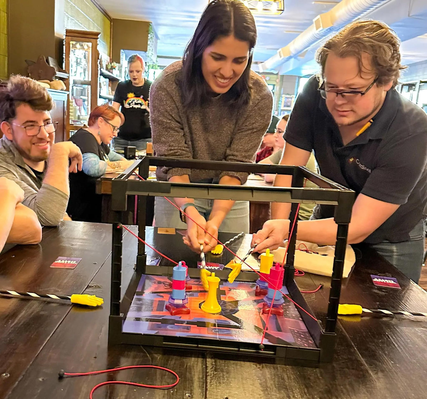 Tiny Laser Heist – Hilarious 3D Heist Game, Outsmart & Negotiate for The Loot, Fun Cooperative Board Game for Ages 12+, Perfect for Game Nights & Parties, 3-6 Players