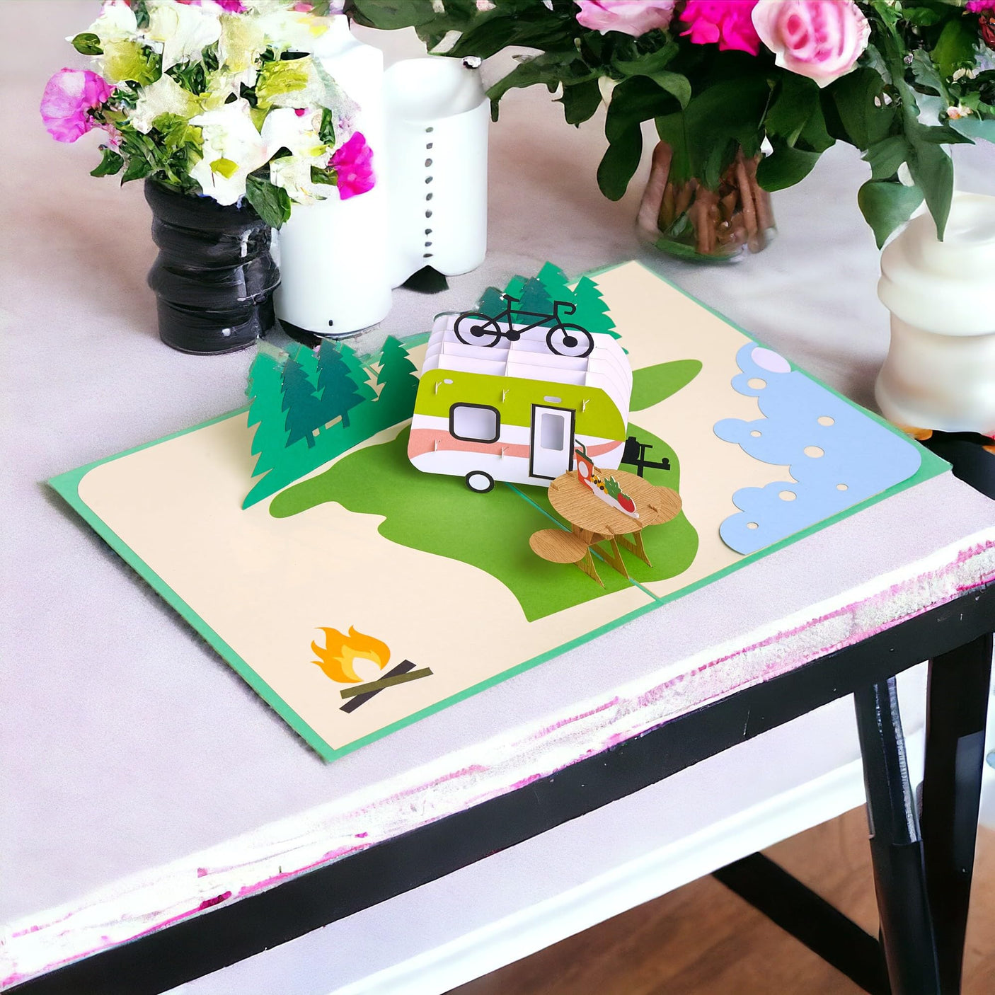 Chess Pop Up Card, Blank Chess Card With Envelop, Chess Birthday Card, Card for Dad, Son, Happy Birthday Dad Card, Happy Anniversary Card For Husband, Retirement, Card for Mom, Chess Gifts