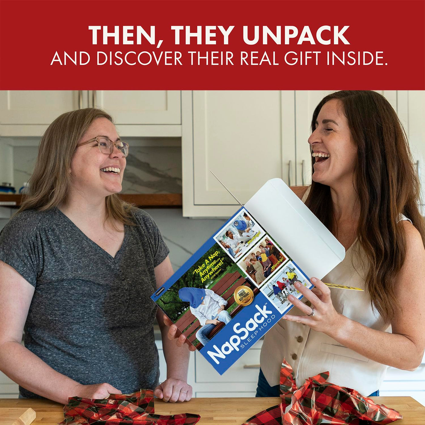 Prank-O My First Fire Prank Gift Box – Empty Box for Wrapping Real Presents – Hilarious Fake Packaging for Birthdays, Christmas, and Holidays – Fun Gag Gift Box for Men, Women, and Kids