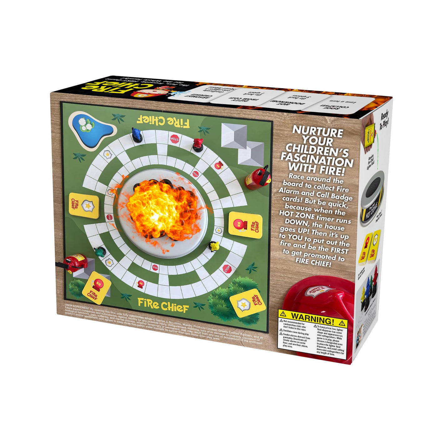 Prank-O My First Fire Prank Gift Box – Empty Box for Wrapping Real Presents – Hilarious Fake Packaging for Birthdays, Christmas, and Holidays – Fun Gag Gift Box for Men, Women, and Kids